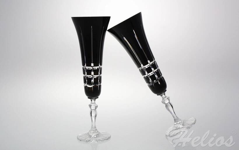 Anita Crystal Kieliszki kryształowe do szampana 140 ml - BLACK (443 KR3) - zdjęcie główne