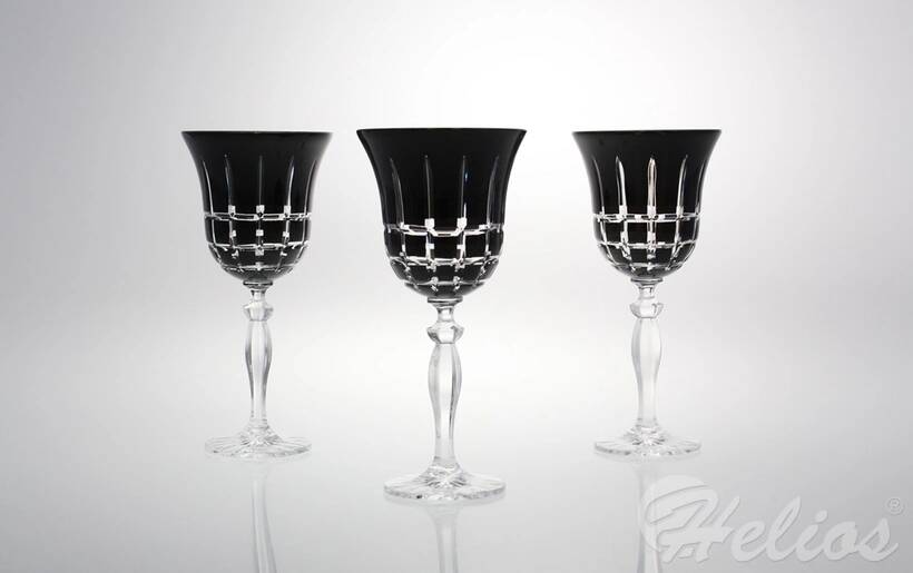 Anita Crystal Kieliszki kryształowe do wina 240 ml - BLACK (421X KR3) - zdjęcie główne