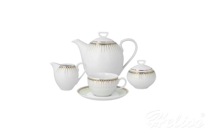 Helios szkło: Garnitur do kawy dla 12 os. / 40 części - H115 YVONNE