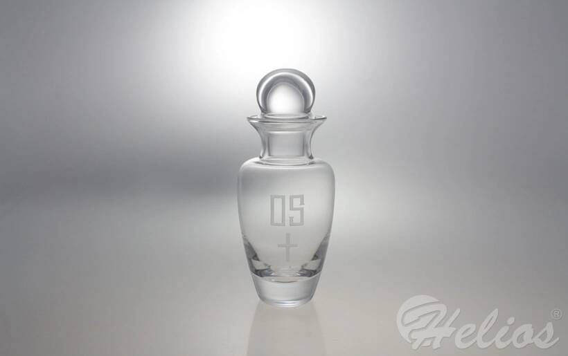 Krosno Glass S.A. Handmade / Karafka z korkiem 700 ml - BEZBARWNA ze zdobieniem (2924) - zdjęcie główne