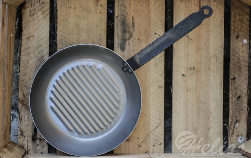 Helios szkło: Patelnia grillowa, okrągła 26 cm - CARBON PLUS (D-5530)