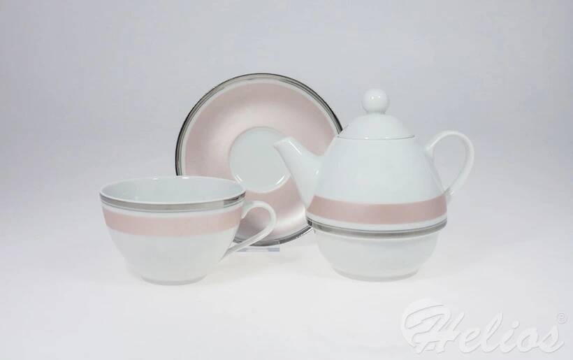 Kristoff Zestaw do herbaty Tea For One - Ole / Luna Różowa - zdjęcie główne