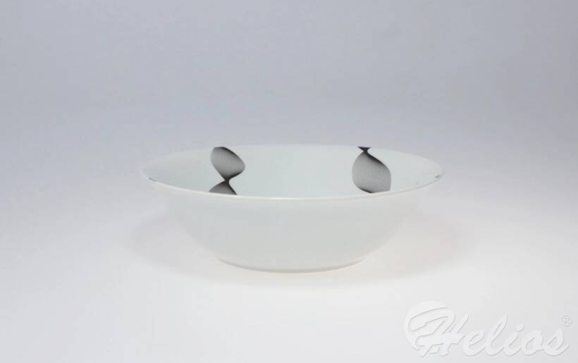 Helios szkło: Salaterka 23 cm - OLYMPIA / Chantal czarna