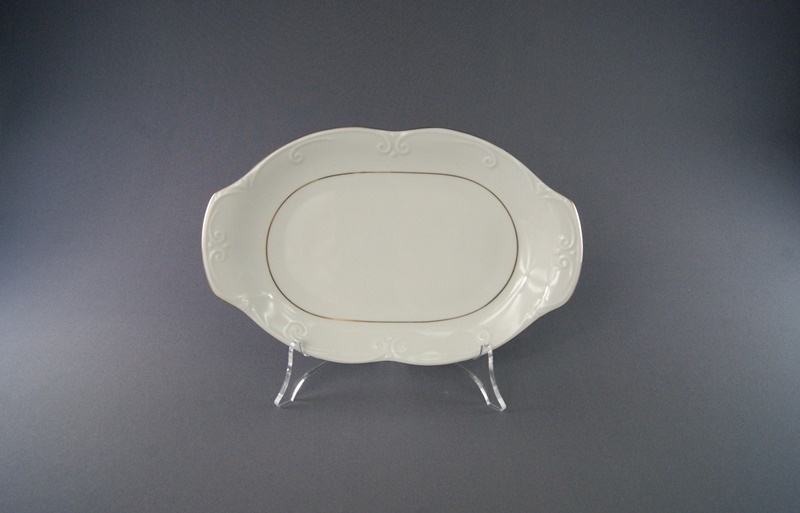 Helios szkło: Półmisek owalny 24 cm - B014 KAMELIA