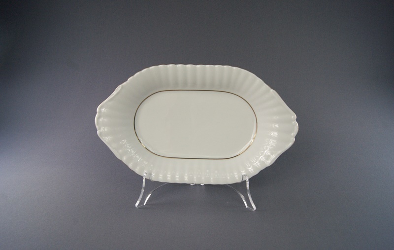 Helios szkło: Półmisek owalny 24 cm - B014 IWONA Złota linia