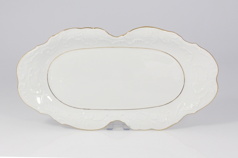 Helios szkło: Taca 36 cm - 3604 ROCOCO