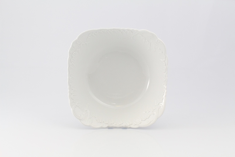 Helios szkło: Salaterka kwadratowa 24 cm - 0001 ROCOCO
