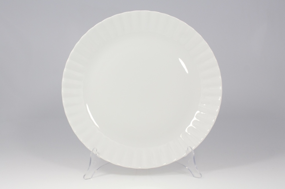 Helios szkło: Talerz płytki 32 cm - C000 IWONA Biała