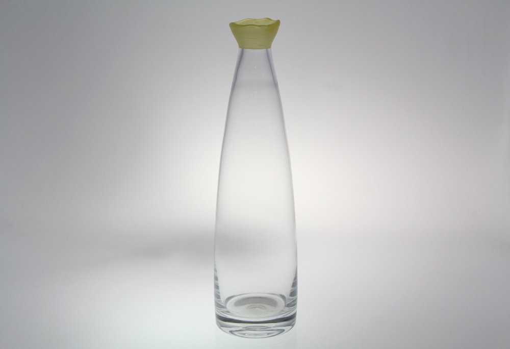 Helios szkło: Handmade / Wazon 51,5 cm - ŻÓŁTY KWIAT (5450)