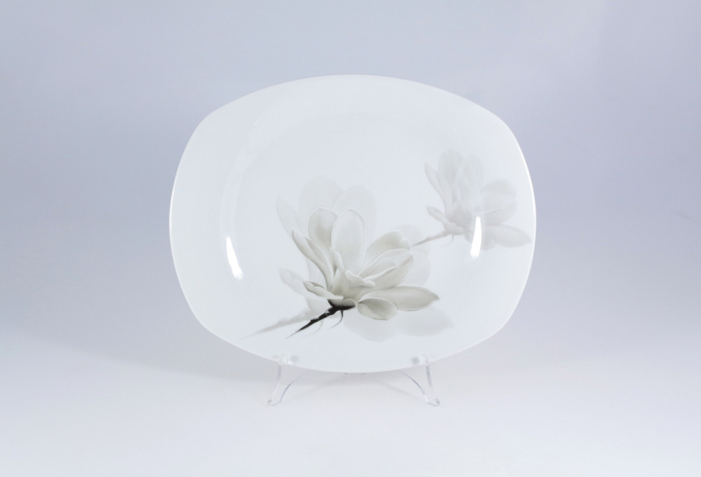 Helios szkło: Talerz płytki 31 cm - 6474 MAGNOLIA (Avocado)