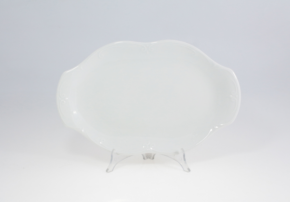 Helios szkło: Półmisek owalny 33 cm - C000 KAMELIA Biała