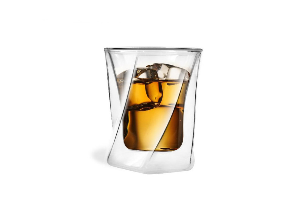Helios szkło: Szklanka do whisky z podwójną ścianką 300 ml / 1 szt. - CRISTALLO (5509)