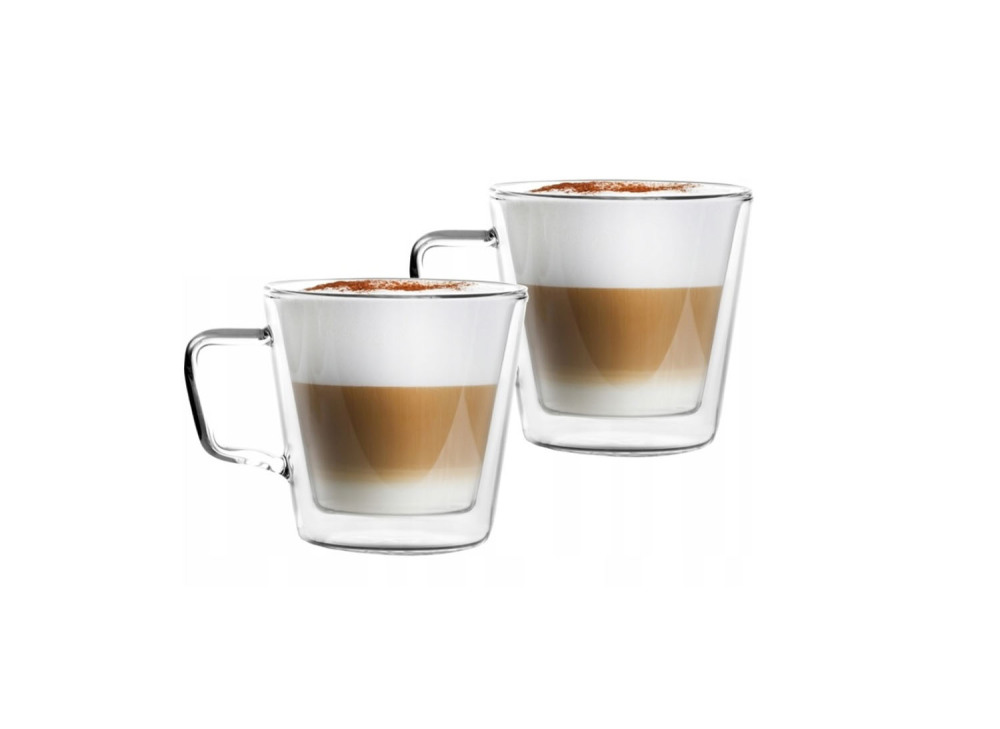 Helios szkło: Filiżanka z podwójną ścianką 400 ml / 2 szt.- DIVA (5882)