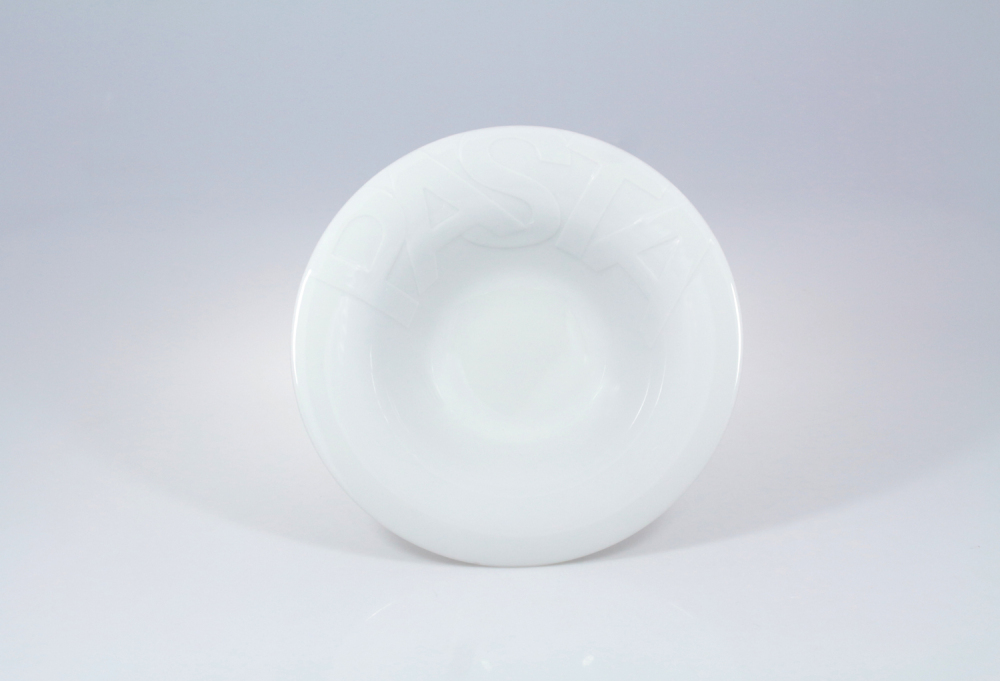 Helios szkło: Talerz do pasty 27 cm, z napisem PASTA - JUPITER (LU3227)
