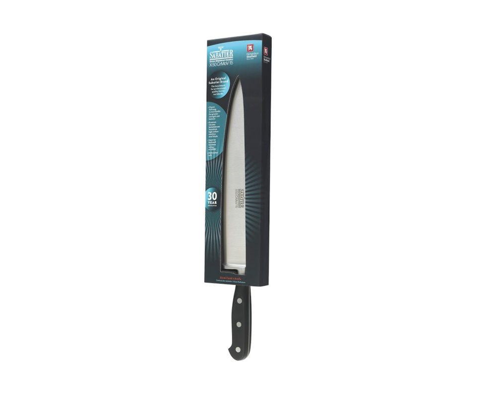 Helios szkło: Nóż siekacz 25 cm - R070 V SABATIER