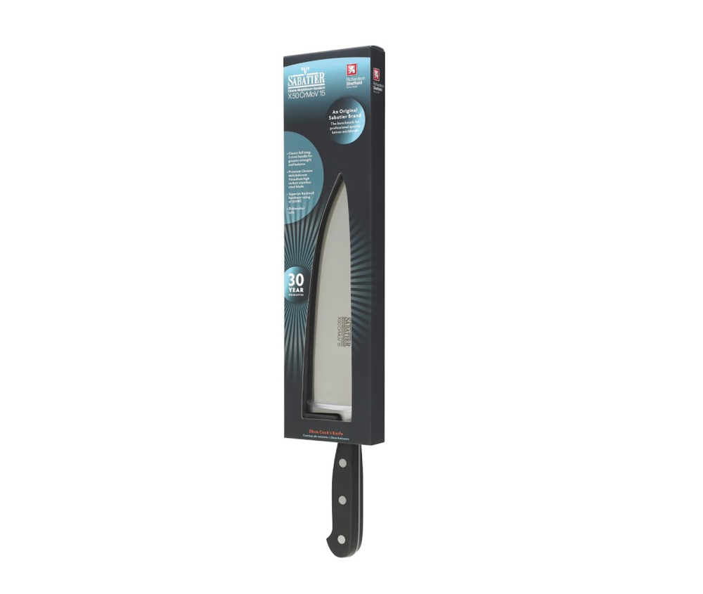 Helios szkło: Nóż siekacz 20 cm - R070 V SABATIER