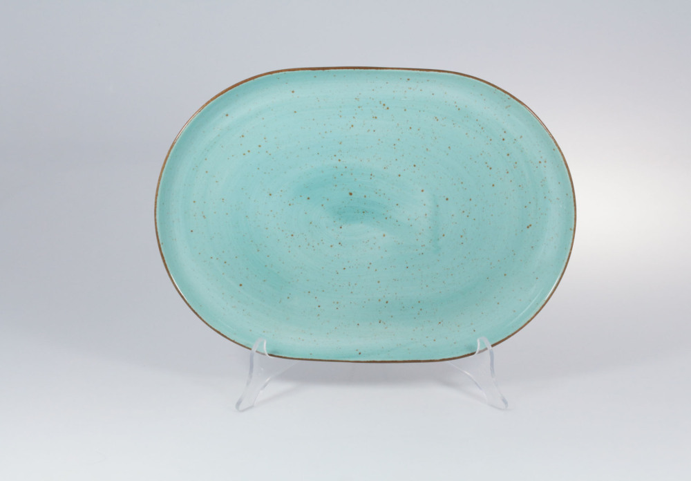 Helios szkło: Półmisek 33 cm - 6630L Ręcznie malowane (morski)