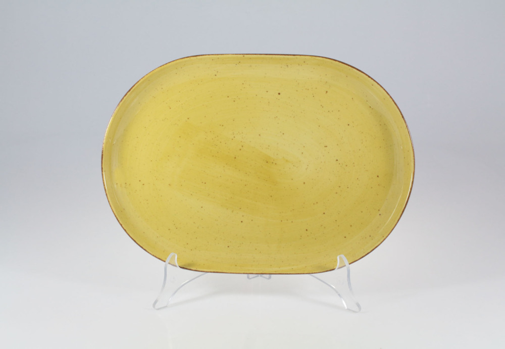 Helios szkło: Półmisek 33 cm - 6630J Boss (żółty)