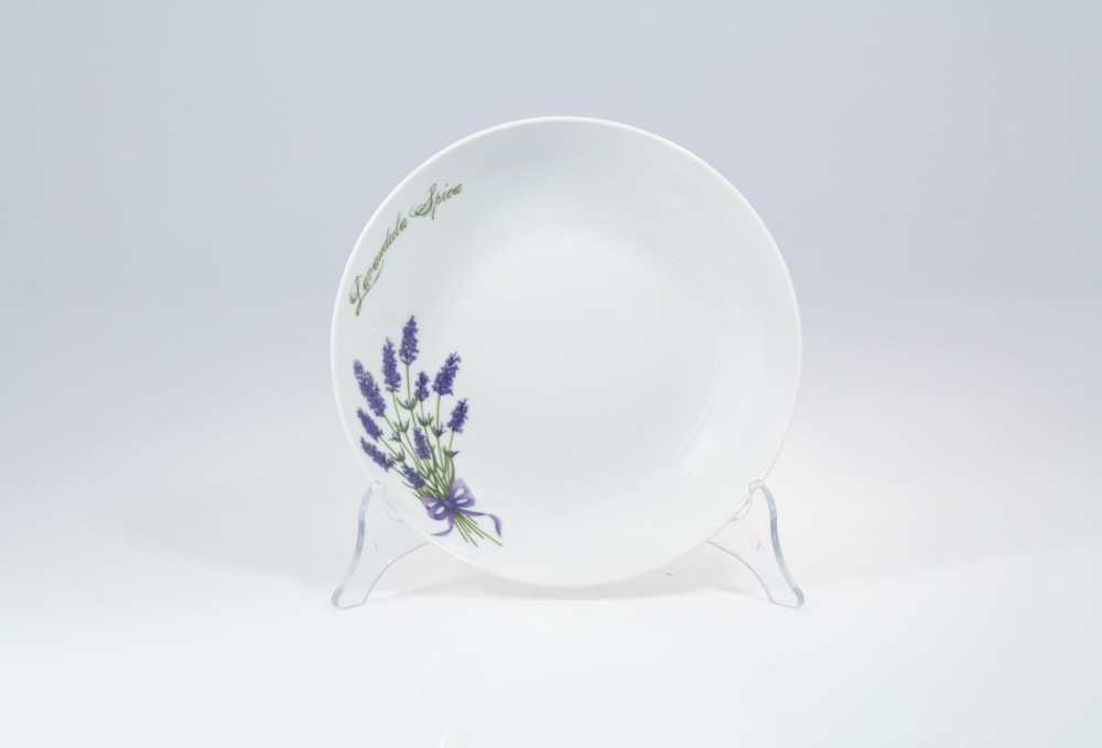Helios szkło: Talerz głęboki 22 cm - 5979 LAWENDA (Roma)