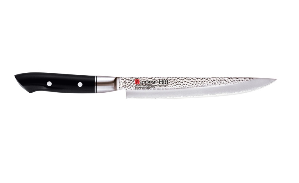 Helios szkło: Kasumi Nóż wąski kuty VG10 HM dł. 20 cm  młotkowany (K-74020)