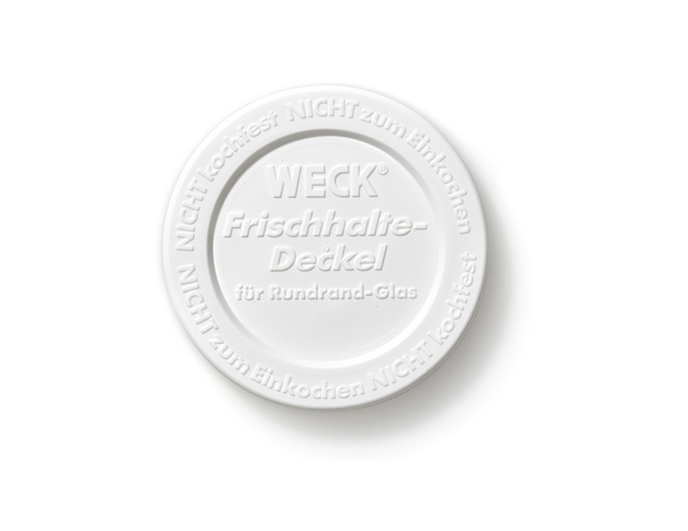 Helios szkło: Pokrywka do słoików i butelek 40 mm / 5 szt.- WECK Keep Fresh (WE-K40)