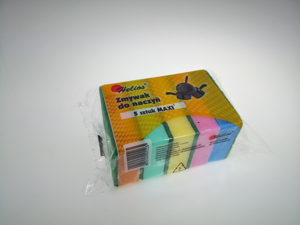 Helios szkło: Zmywak kuchenny MAXI / 5 szt. (HEL-0552)