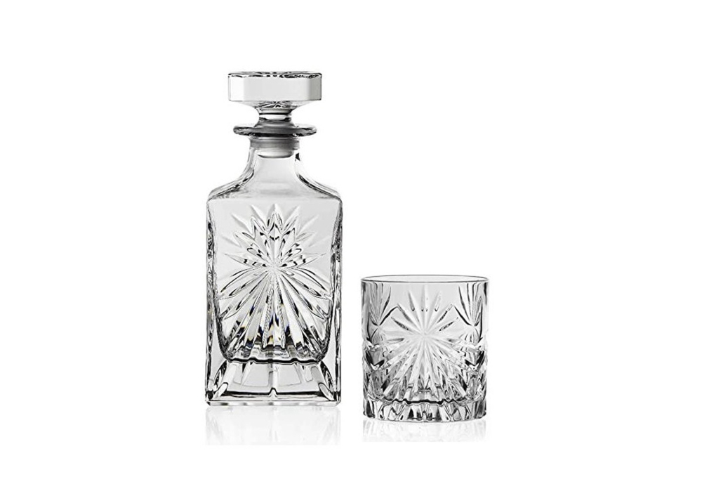 Helios szkło: Komplet kryształowy do whisky 1+6 - Fiore (802411)