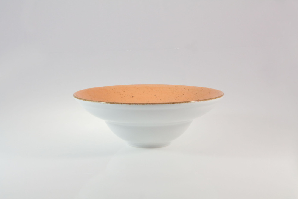 Helios szkło: Talerz głęboki do pasty 26 cm - 6630Ł Kaszub (orange)