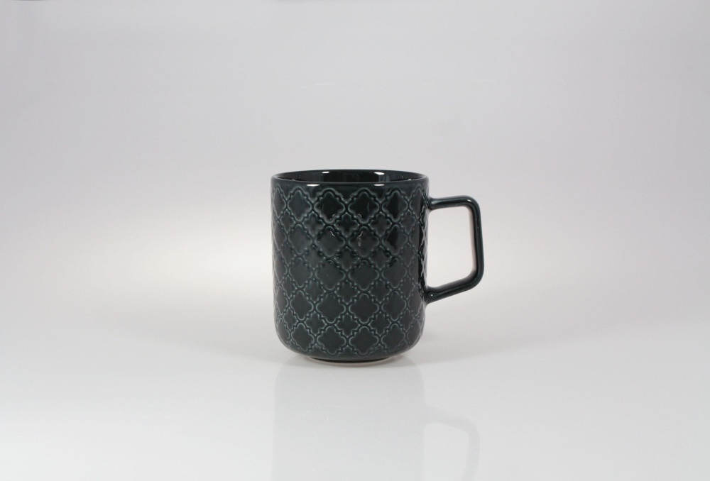 Helios szkło: Kubek 400 ml - K80E MARRAKESZ (czarny)