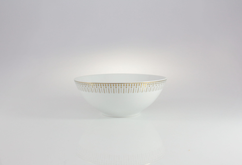 Helios szkło: Salaterka 17 cm - G682 YVONNE Złoty Miraż