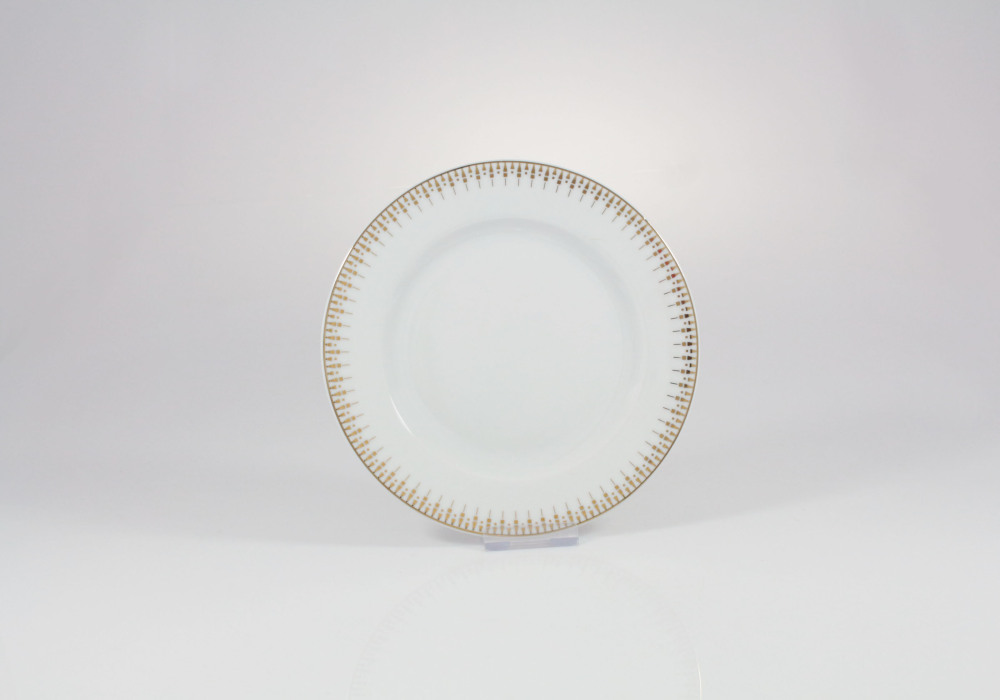 Helios szkło: Talerz deserowy 17 cm - G682 YVONNE Złoty Miraż
