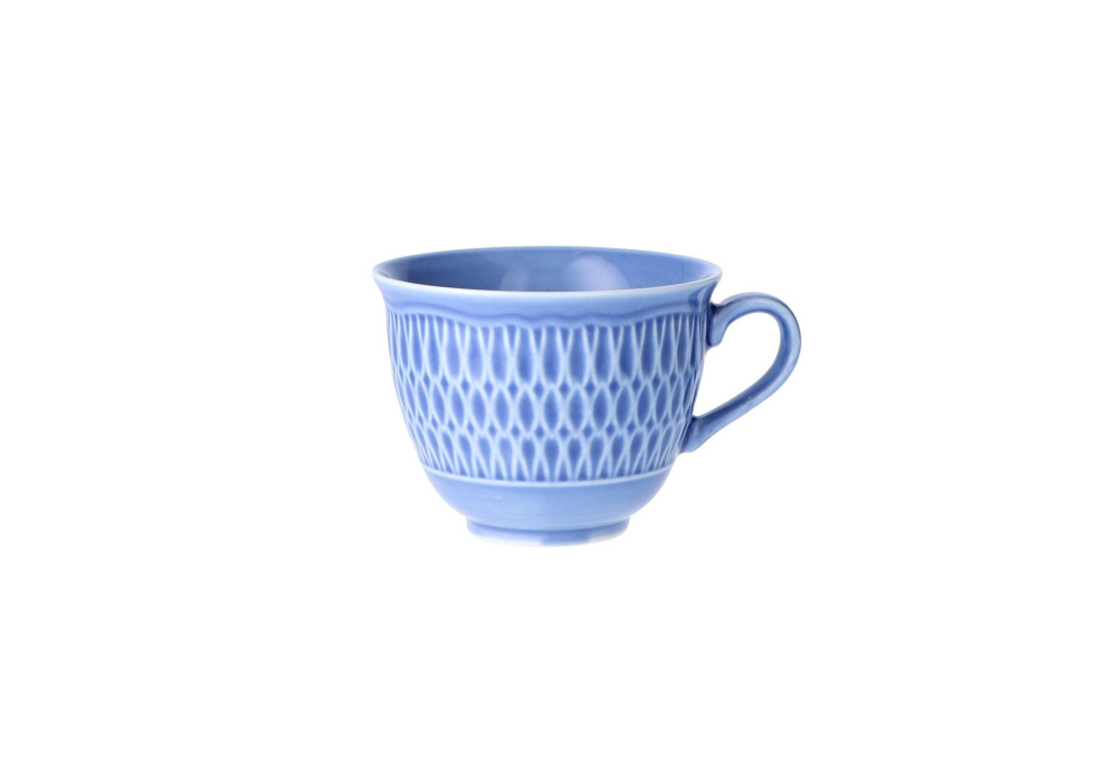 Helios szkło: Filiżanka 250 ml - SOFIA / LB03 Szafirowa + Spodek 15,7 cm - SOFIA / LB03 Szafirowa