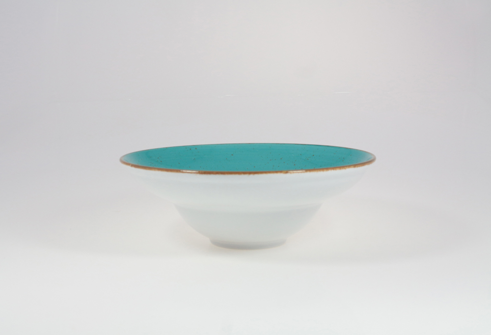 Helios szkło: Talerz głęboki do pasty 26 cm - 6630L Kaszub (morski)
