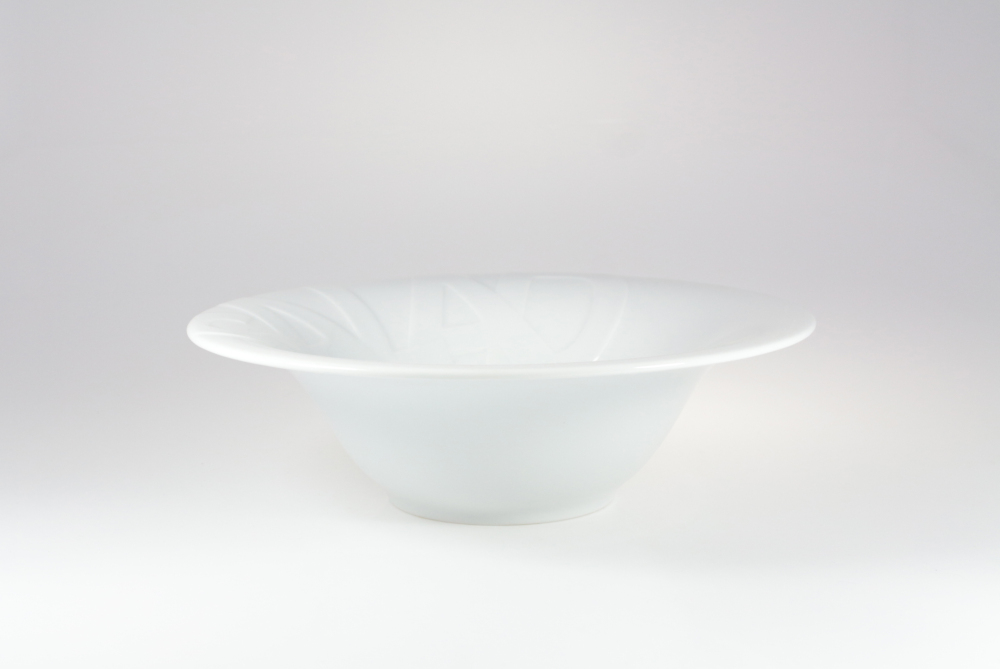 Helios szkło: Talerz głęboki 27 cm, z napisem SALAD - JUPITER (LU3228)