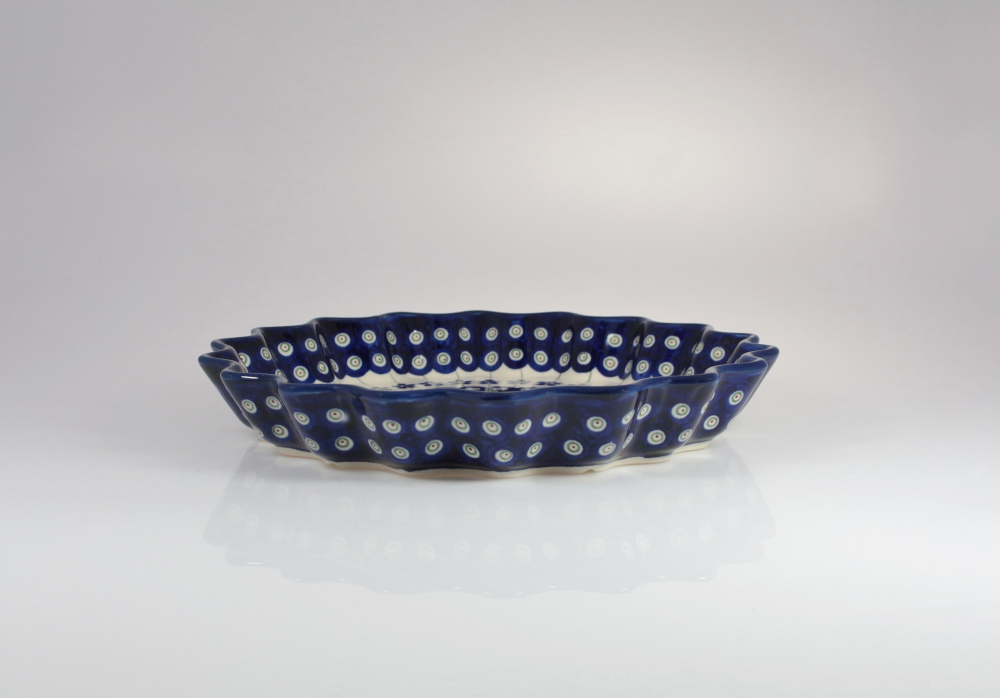 Helios szkło: 166A / Talerz z falbanką 26,4 cm - GU-1331