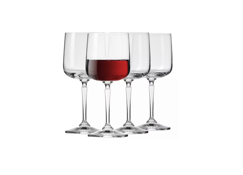 Helios szkło: Kieliszki do wina 360 ml / 4 szt. - Roma (C978)