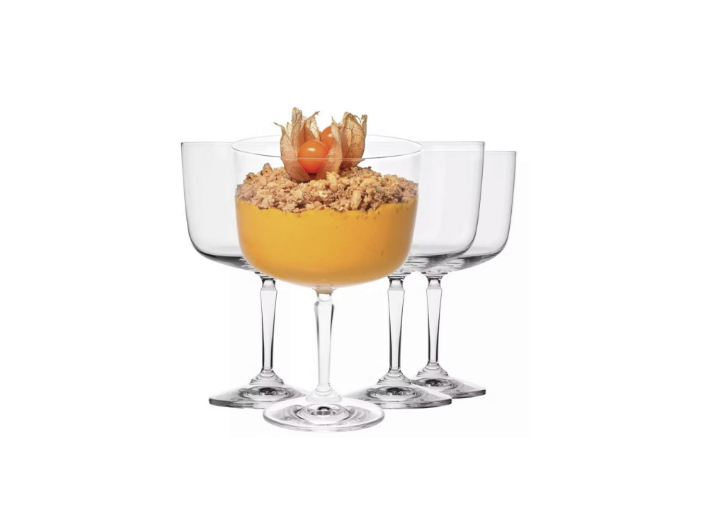 Helios szkło: Pucharki do deserów 570 ml / 4 szt. - Roma (0297)