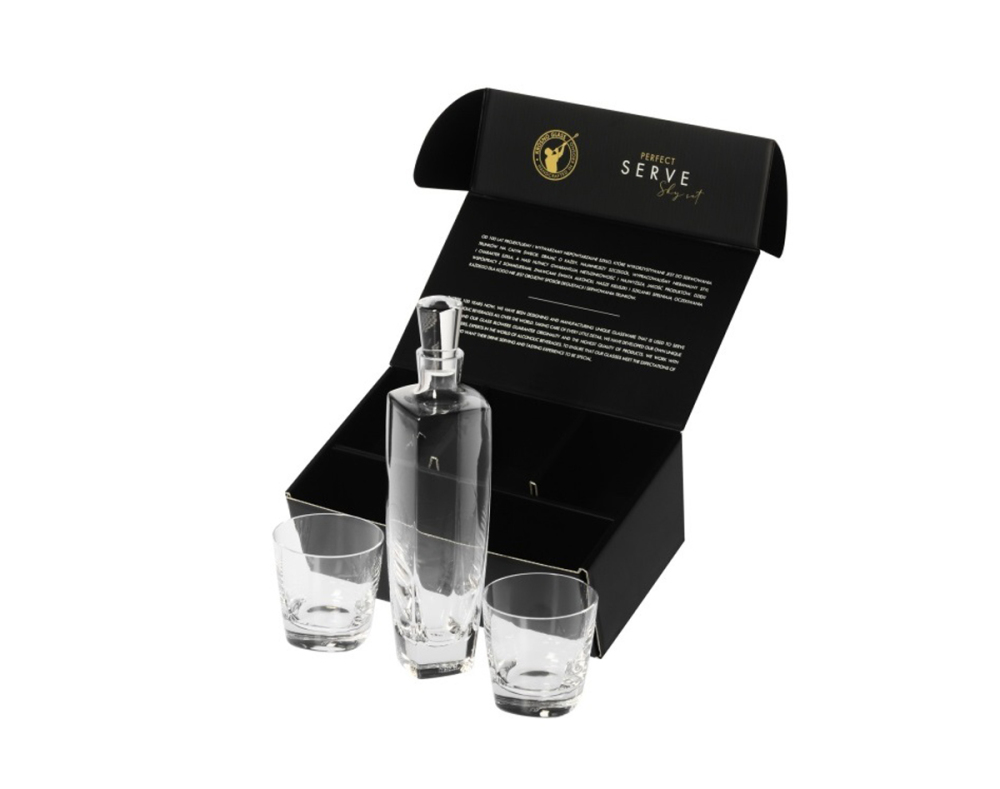 Helios szkło: Prezentowy zestaw do whisky 1+2 - Perfect Serve / Sky (KP-1602)