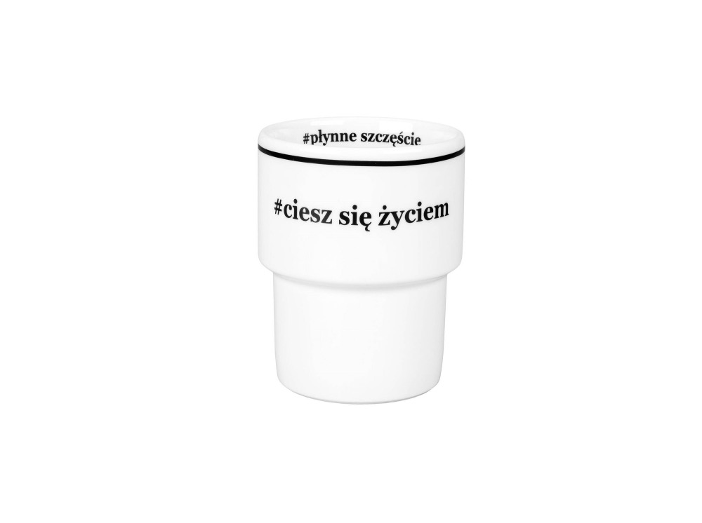 Helios szkło: Kubek 300 ml - 2189 HEL ciesz się życiem