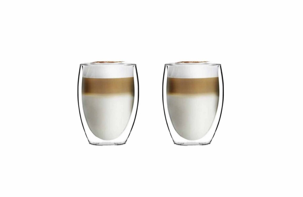 Helios szkło: Szklanki z podwójną ścianką 360 ml bez ucha / 2 szt. - Noa (9750)