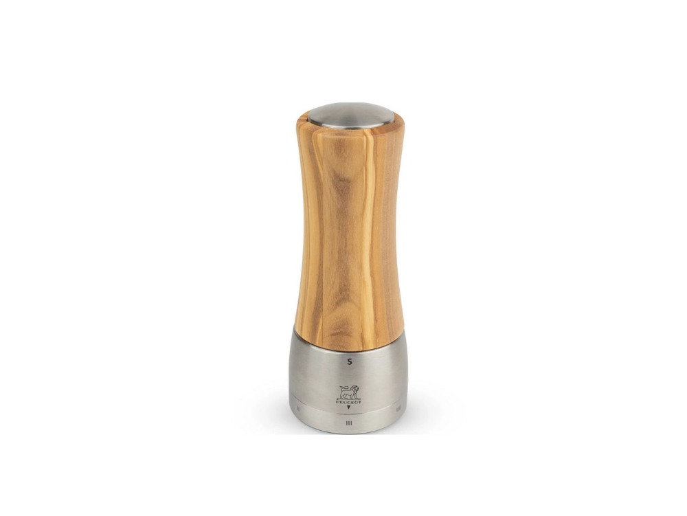 Helios szkło: Młynek do soli kamiennej MADRAS 16 cm - Drewno Oliwne (PG-3615700)