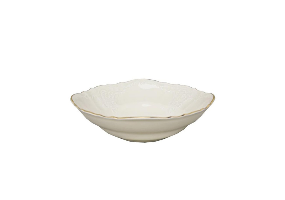 Helios szkło: Misa 23 cm - Bernadotte Ivory Gold (068916)