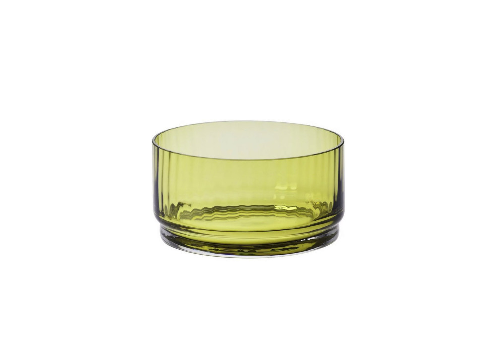 Helios szkło: Salaterka 15 cm - Home & Living Oliwka (5985)