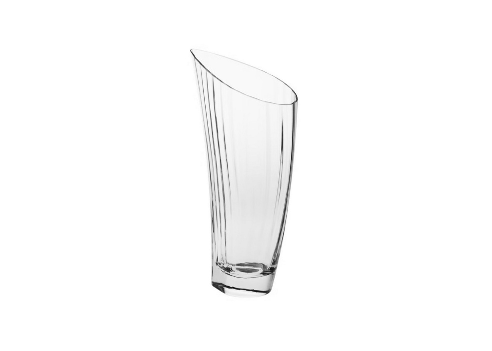 Helios szkło: Wazon z ryflowaniem 45 cm - Home & Living (C905)