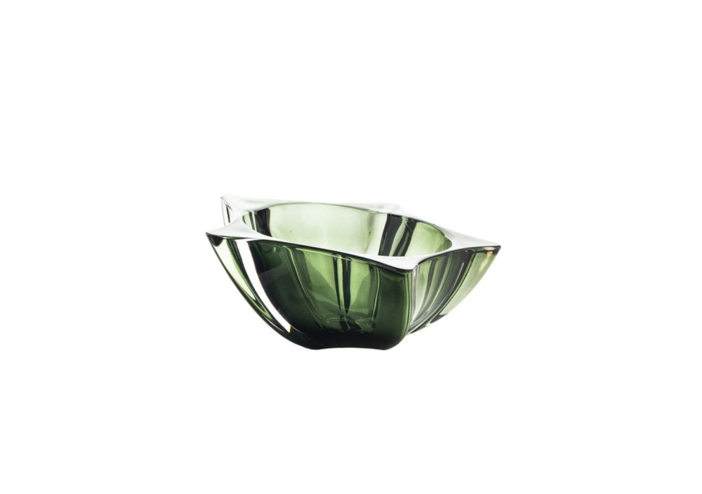 Helios szkło: Misa kryształowa 21 cm - Yoko Smokey Green (114815)