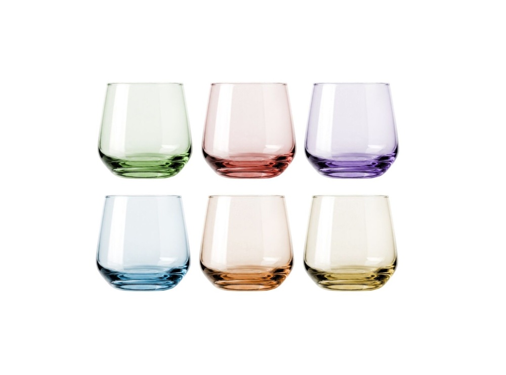 Helios szkło: Szklanki niskie 310 ml / 6 szt.- Joyful Mix (377297603)