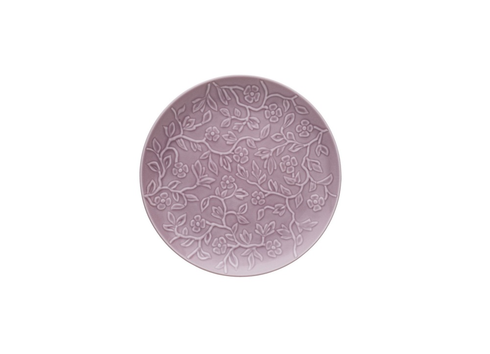 Helios szkło: Talerz deserowy 20,5 cm - KR00 HANAMI /lawendowy