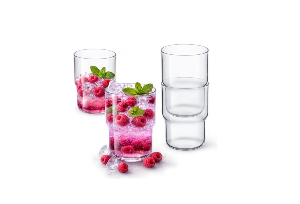 Helios szkło: Szklanki 400 ml / 4 szt. - Bistro (2242/4)