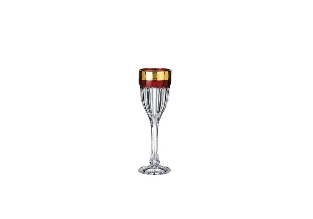 Helios szkło: Kieliszki kryształowe do likieru 50 ml - Safari Rubin (068057)