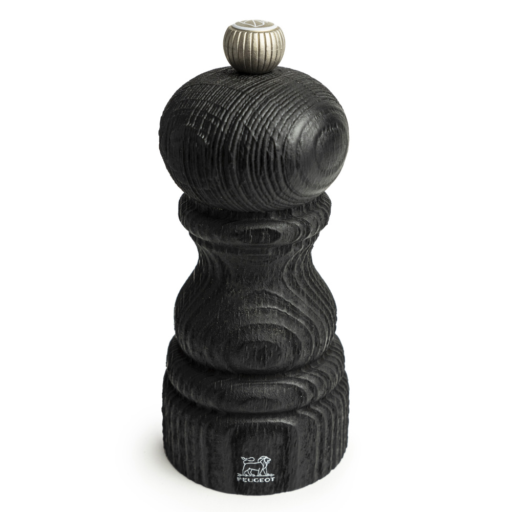 Helios szkło: Młynek do soli kamiennej 12 cm - czarny, Paris Nature (PG-41397)